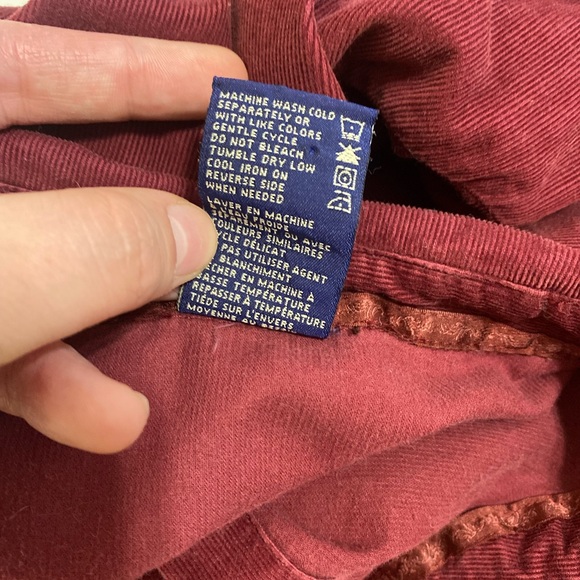 Vintage BUM Red Corduroy Button Down - Picture 7 of 7